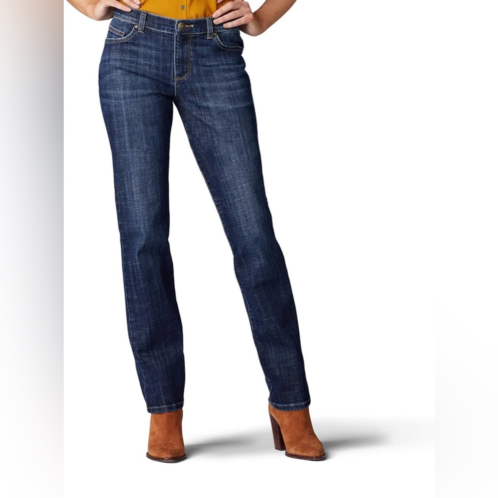 Lee Blue Relaxed Fit Straight Leg Jeans